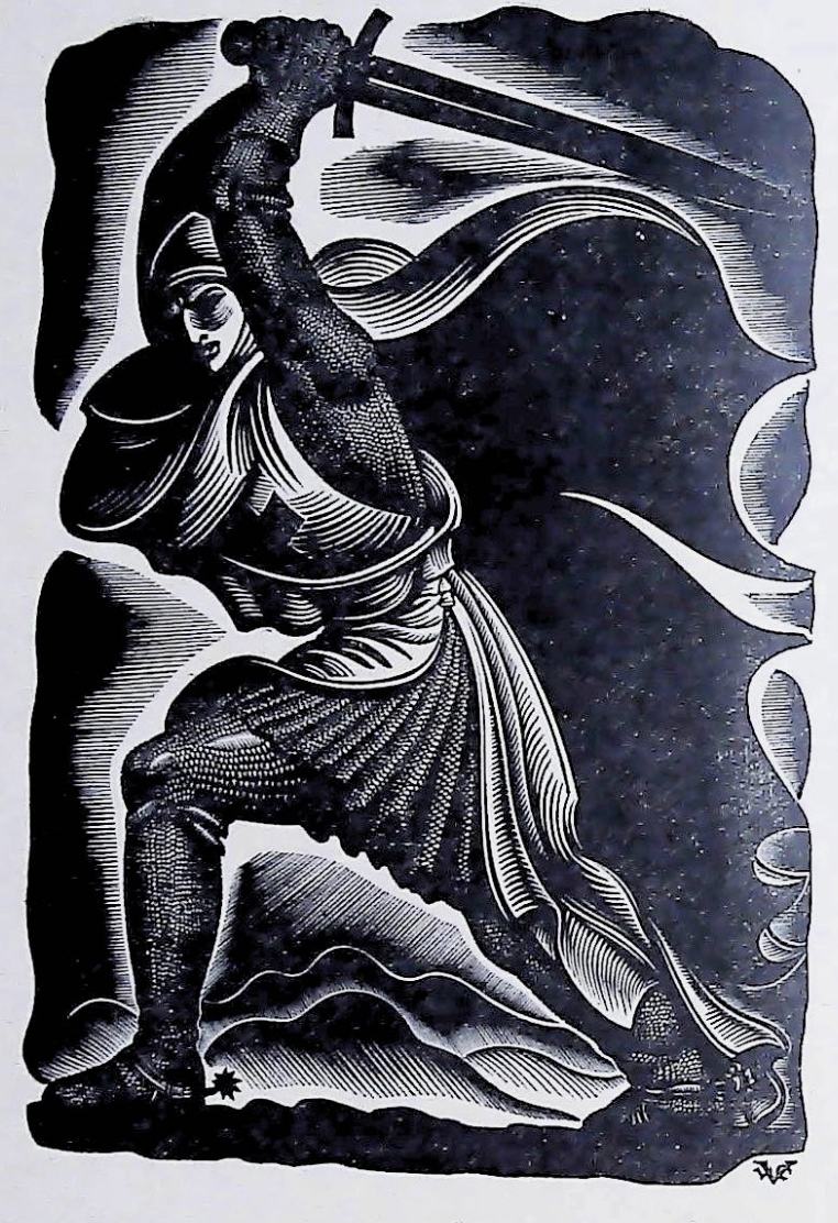 Le frontispice — Azraël, l'Ange de la Mort, l'épée levée