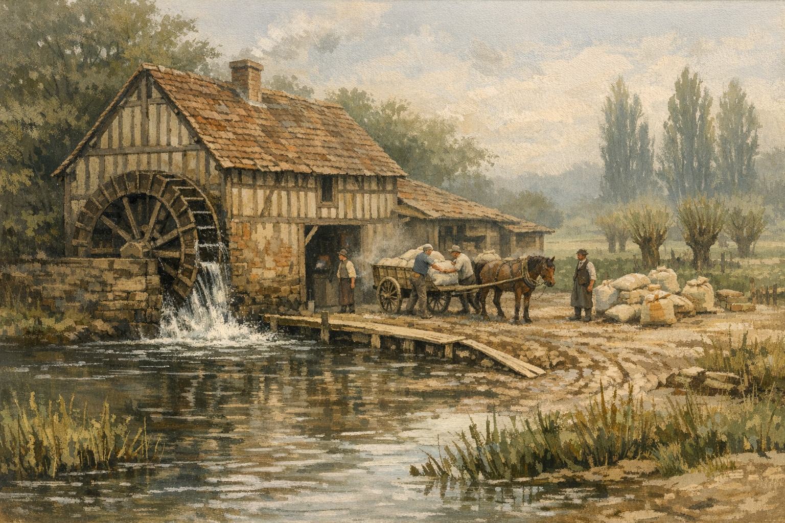 La minoterie Malgrain sur l'Epte