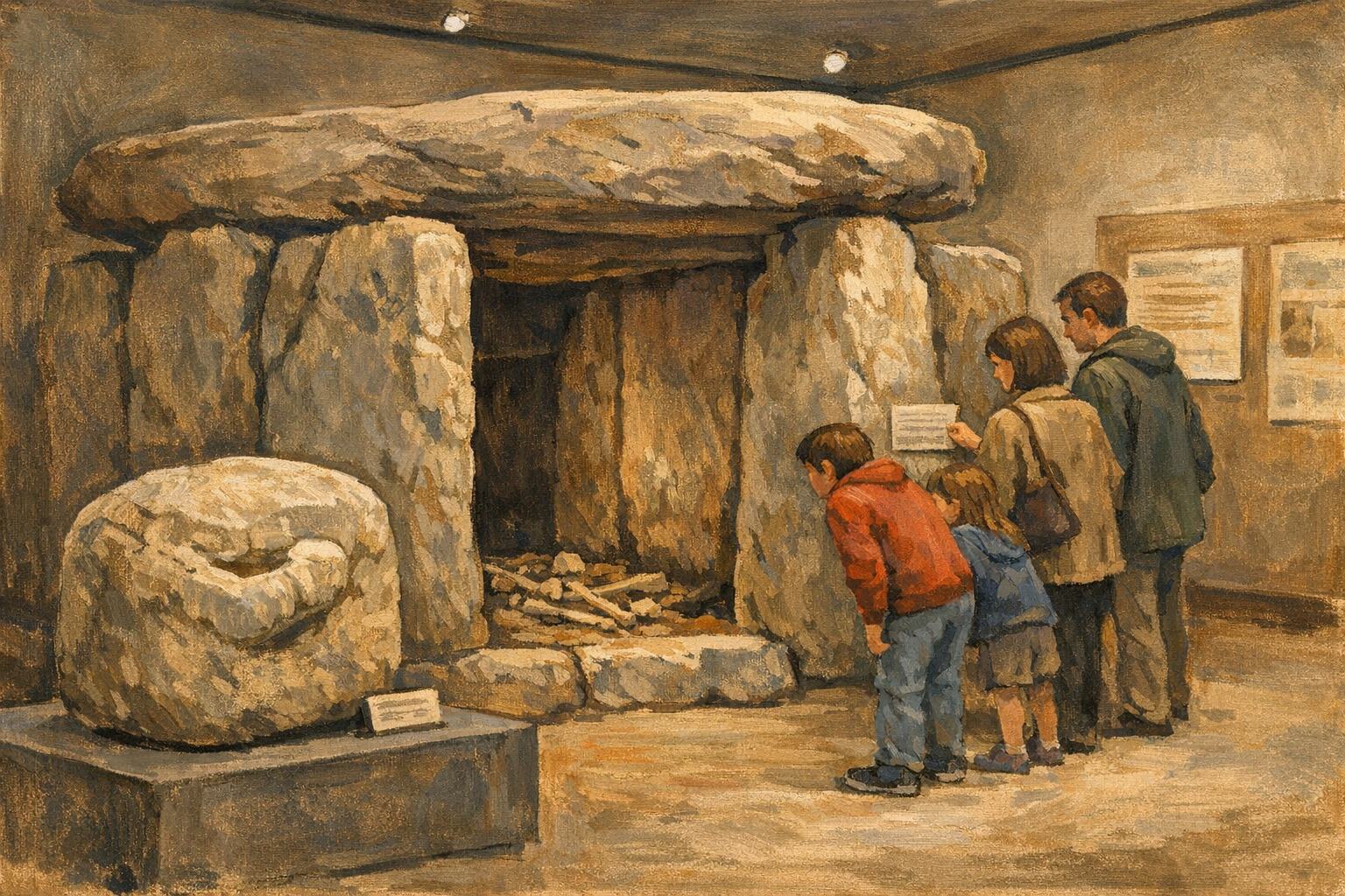 Le musée archéologique de Guiry-en-Vexin et la reconstitution de l'allée couverte