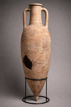 Amphore vinaire italienne Dressel 1, retrouvée sur un site gaulois