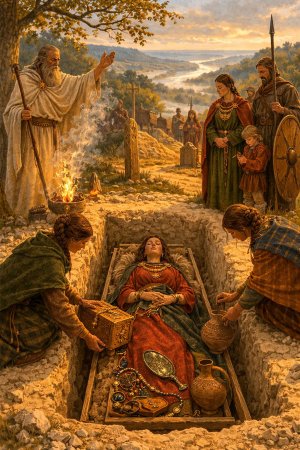 Funérailles d'une aristocrate gauloise