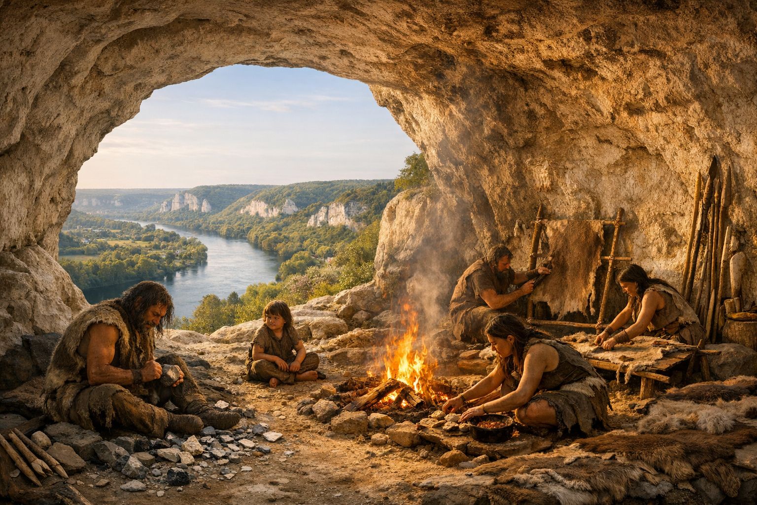 Paleolithique-chasseurs-ceuilleurs-grotte