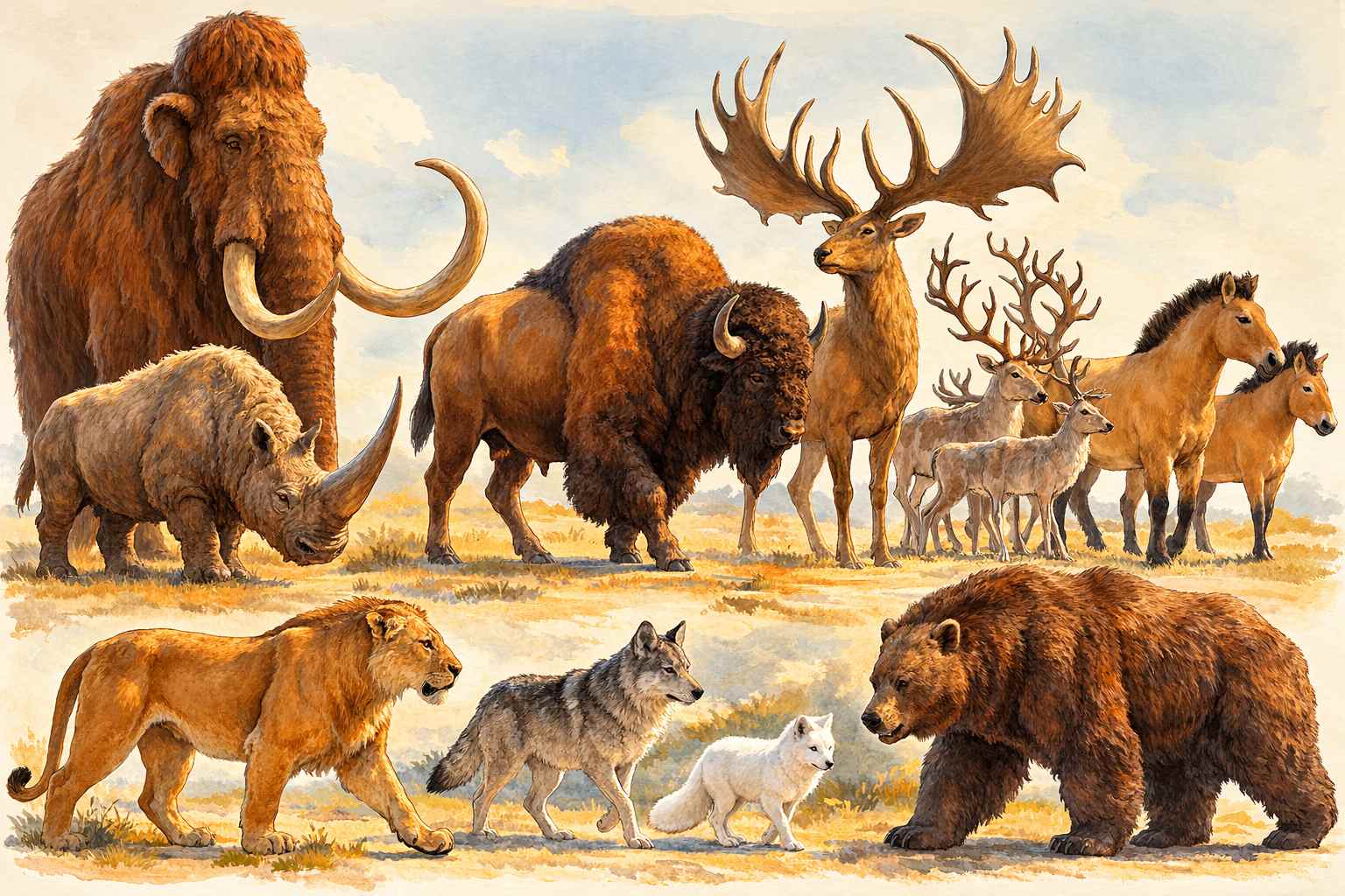 La faune glaciaire du Vexin vers -14 000 ans