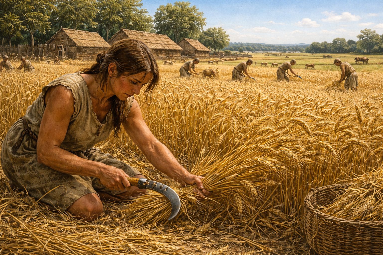 Moisson néolithique