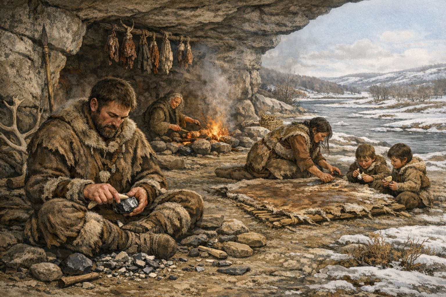 Scène de vie abri Bonnières