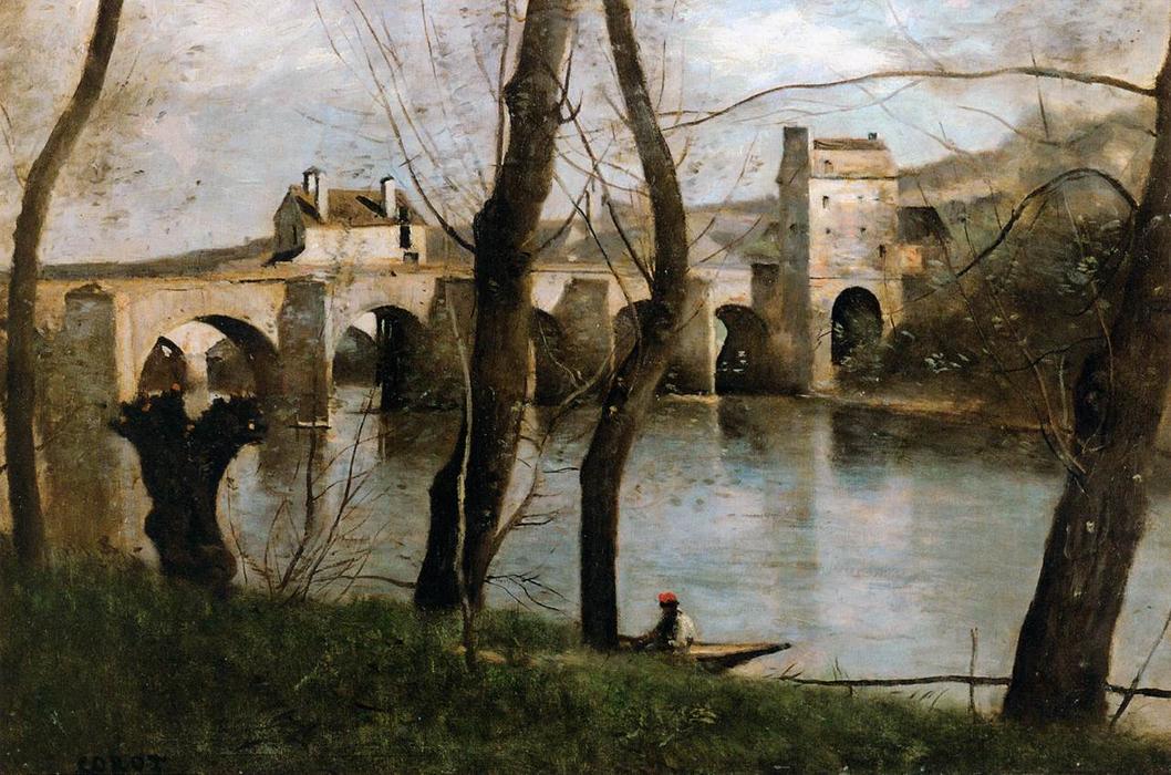 Jean-Baptiste-Camille_Corot_-_Le_pont_de_Mantes - 1868