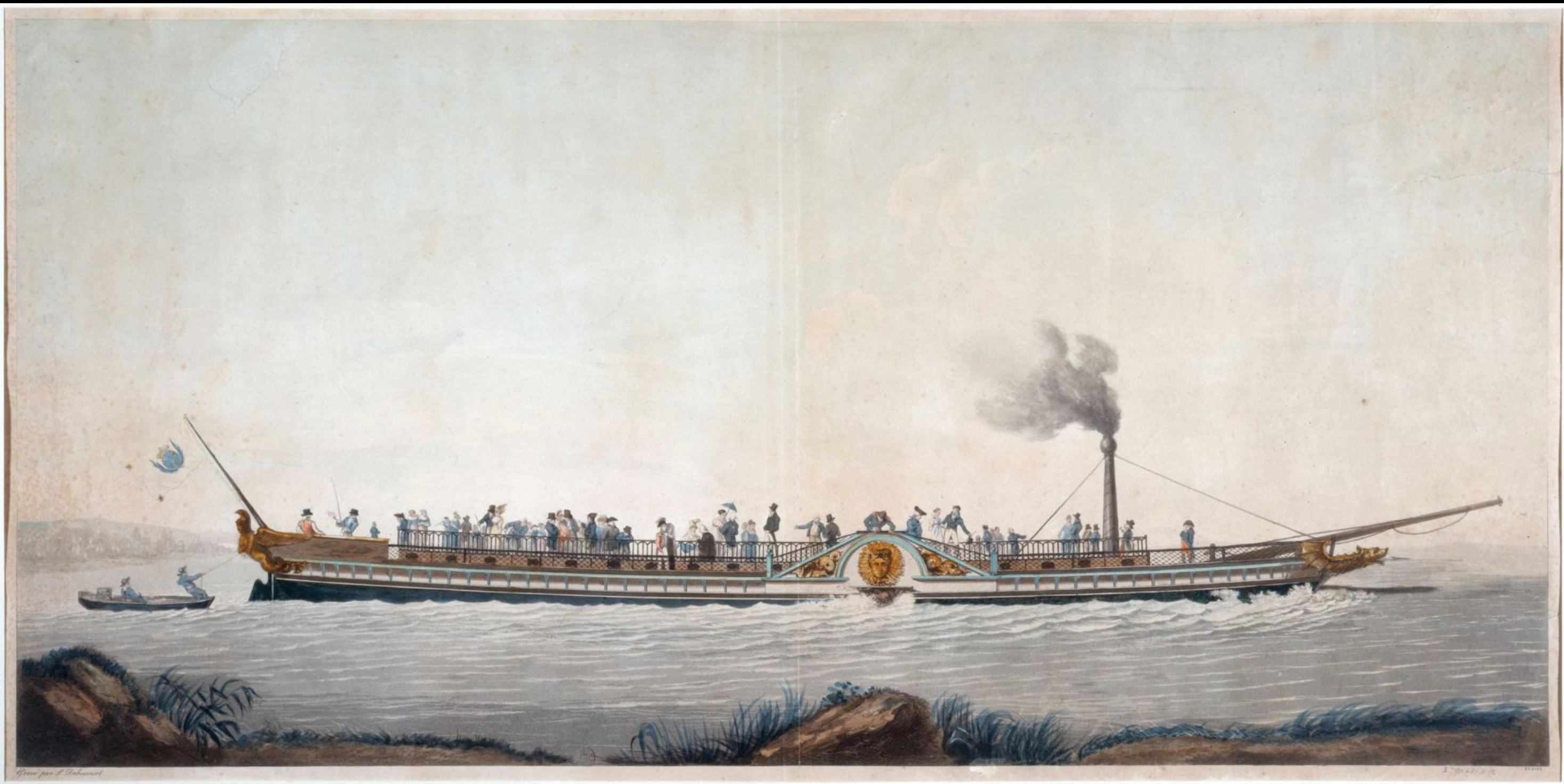 Le Charles-Philippe, 1826 — le premier bateau à vapeur lancé sur la Seine