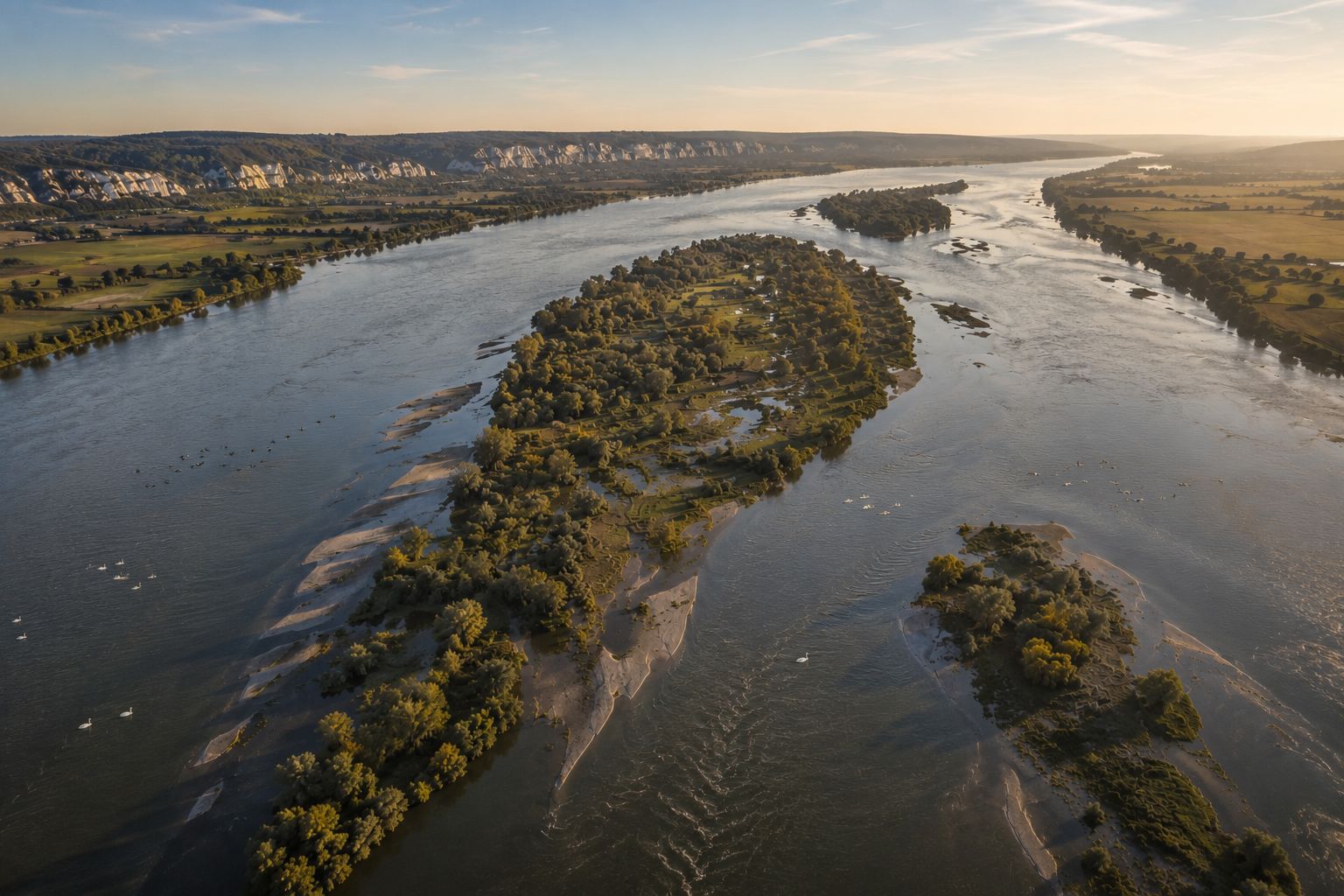 Les îles de la Seine vues comme un chef viking vue-iles-seine
