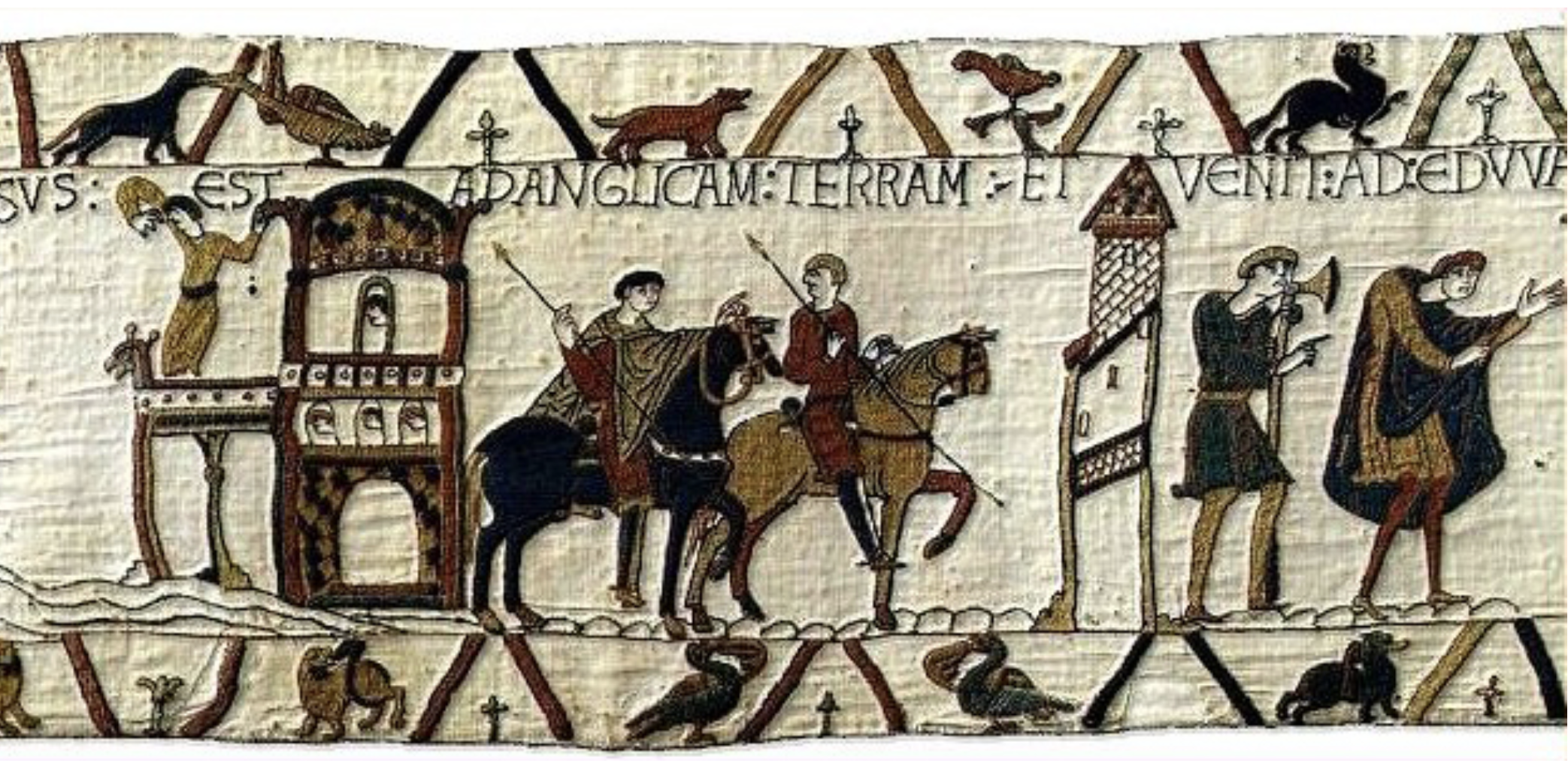 Extrait de la tapisserie de Bayeux – tour de défense